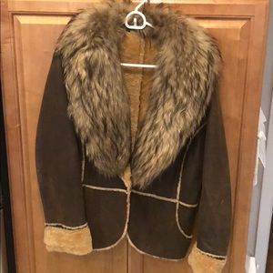 Andrew Marc Shearling Jacket XL